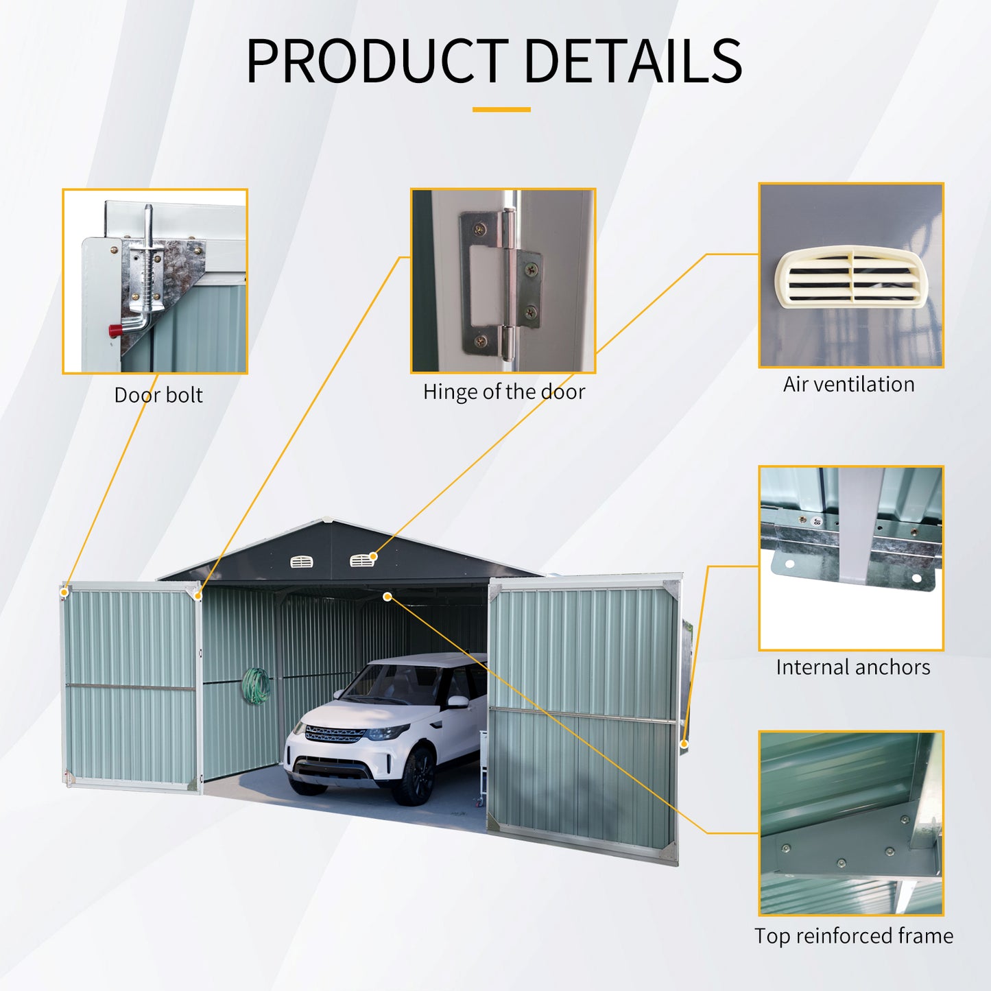 Irvington Industrial Metal Outdoor Storage Shed