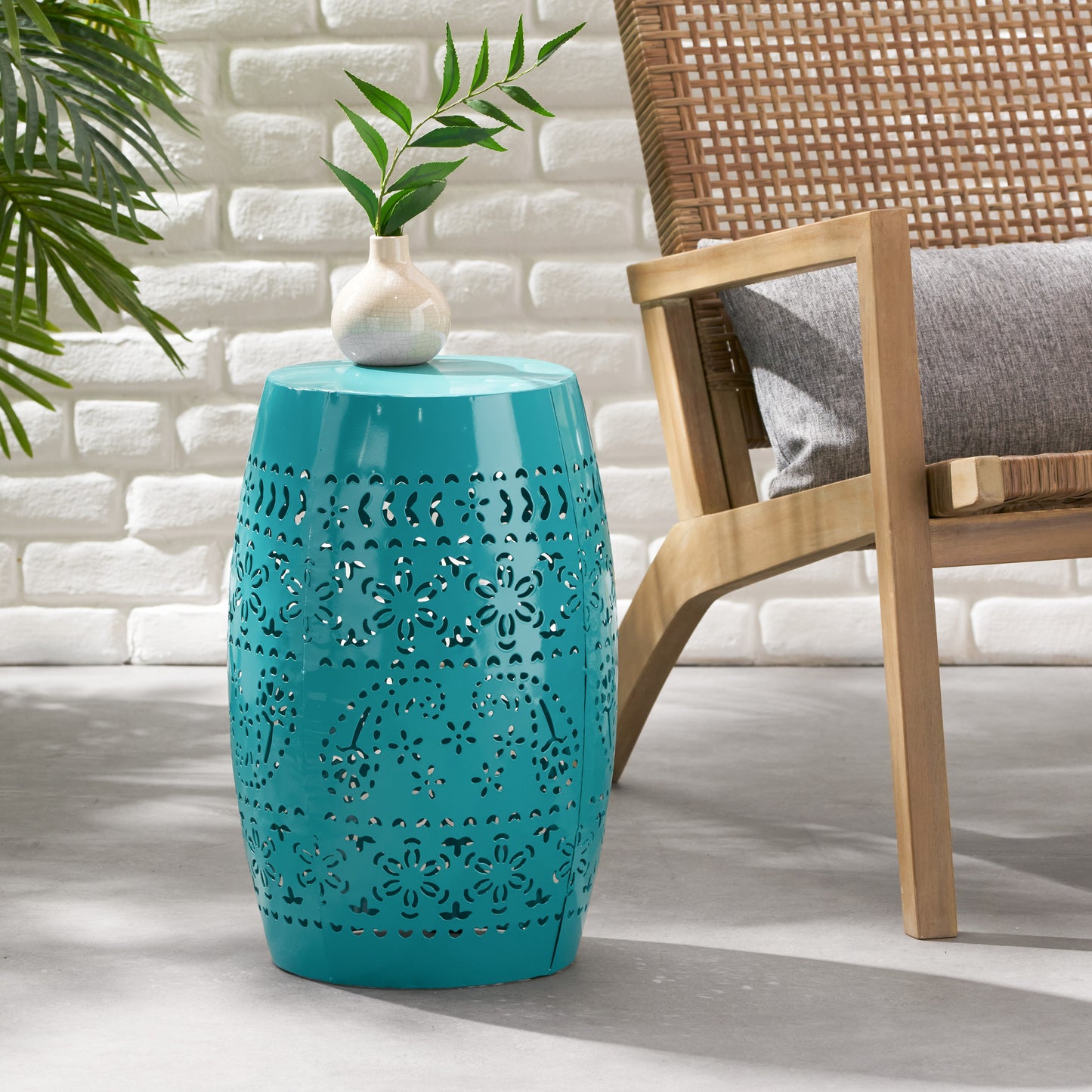 Justo Modern Minimalist Outdoor Side Table