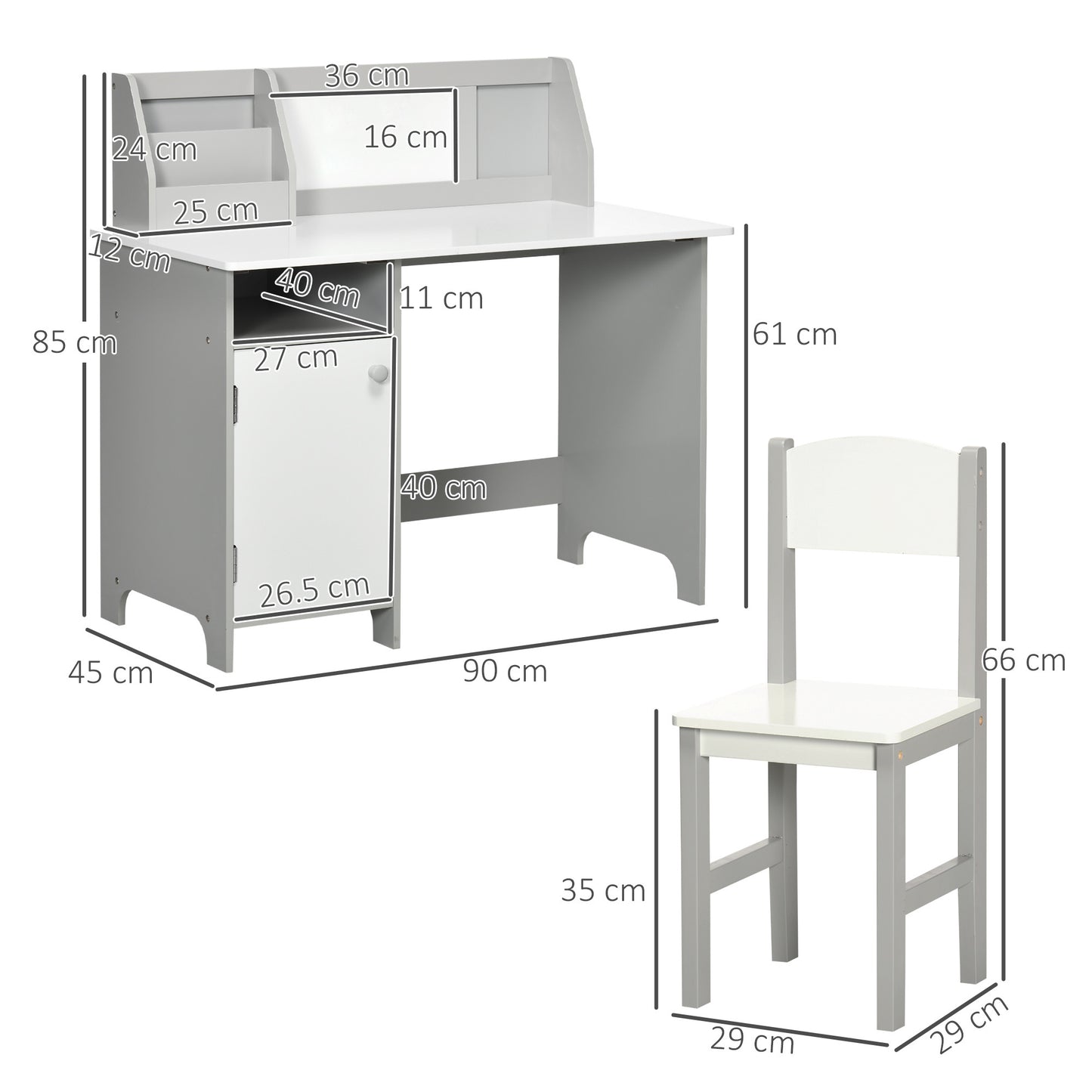 Justo Modern Qaba Toddler Desk