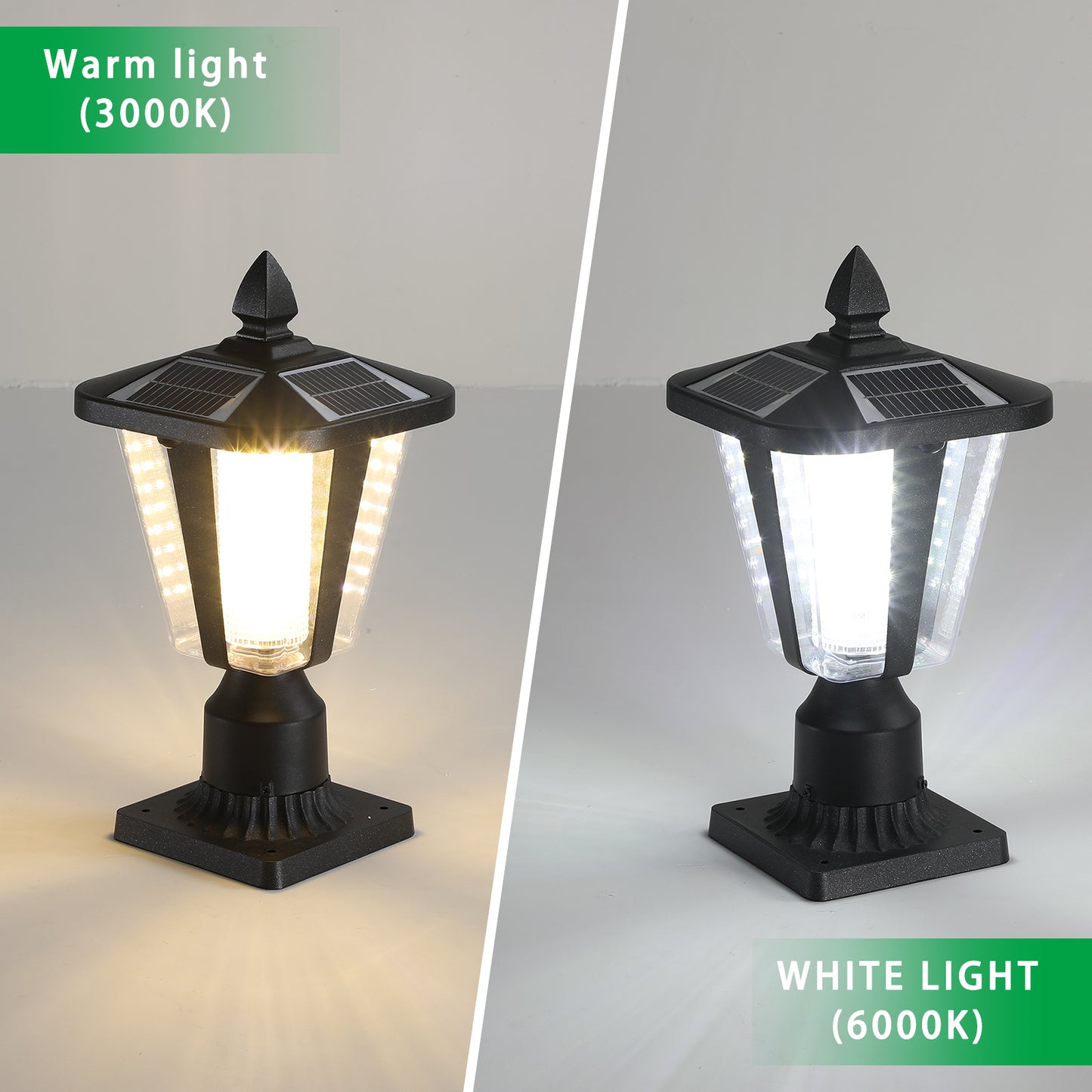 Justo Modern Solar Dimmable LED Lights