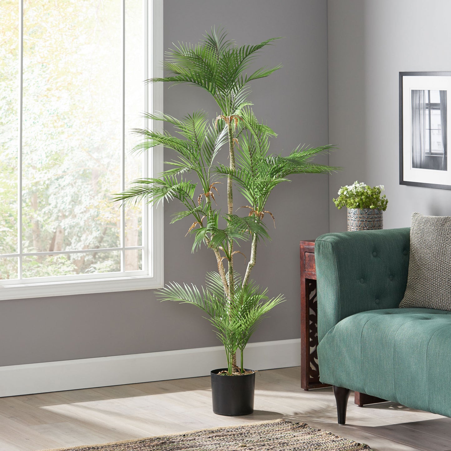 Cleo Contemporary Royal Palm Artificial Tree