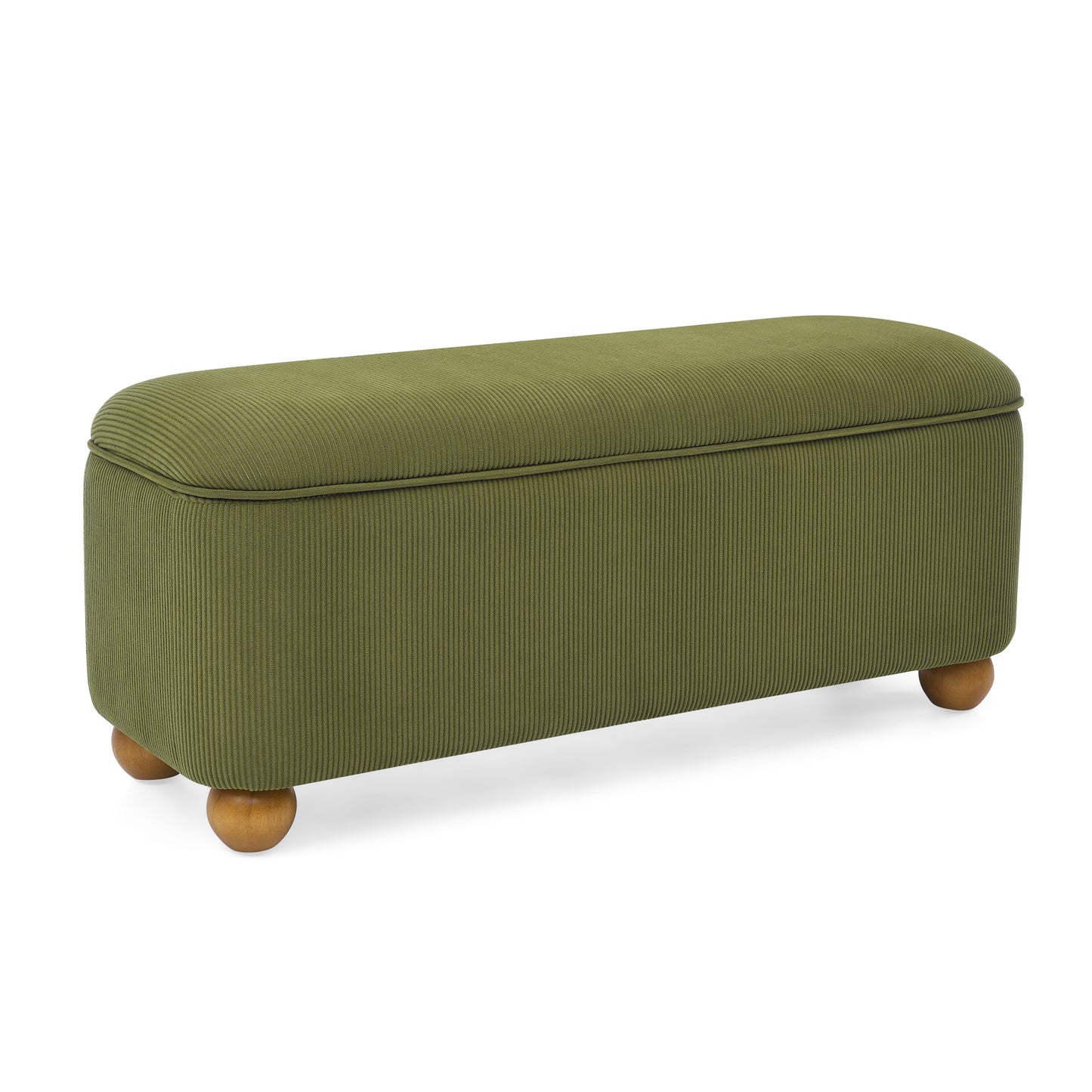 Silverleaf Modern Flannelette Fabric Ottoman Bench