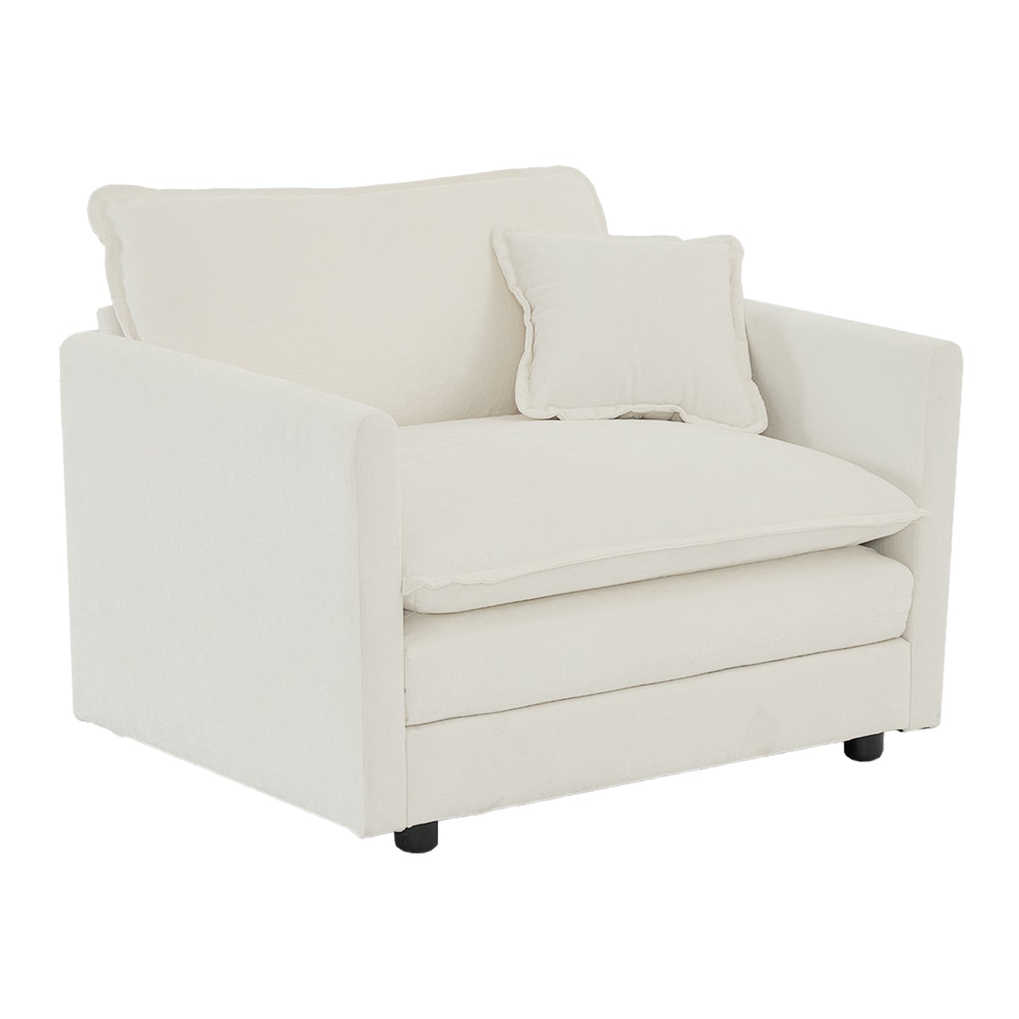 Warmsprings Modern Comfy Chenille Armchair Sofa
