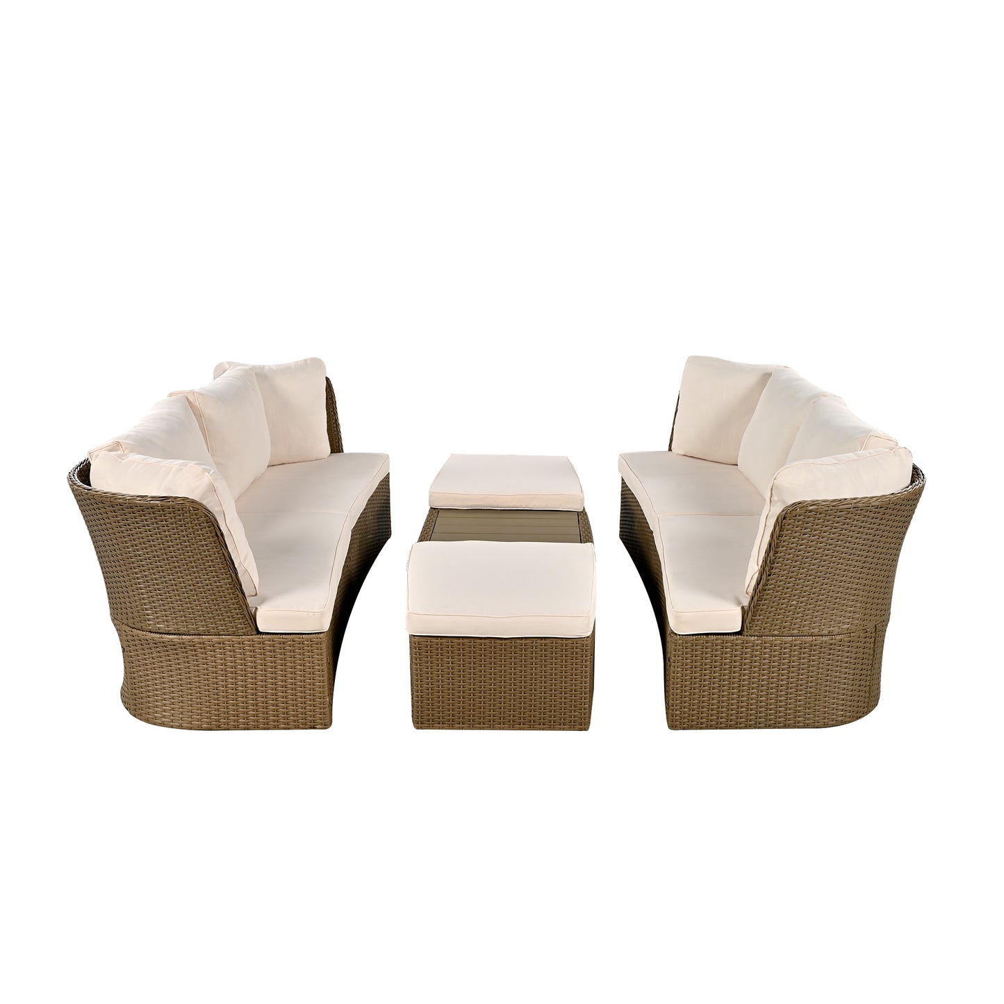Jiron Contemporary Wicker Patio Set