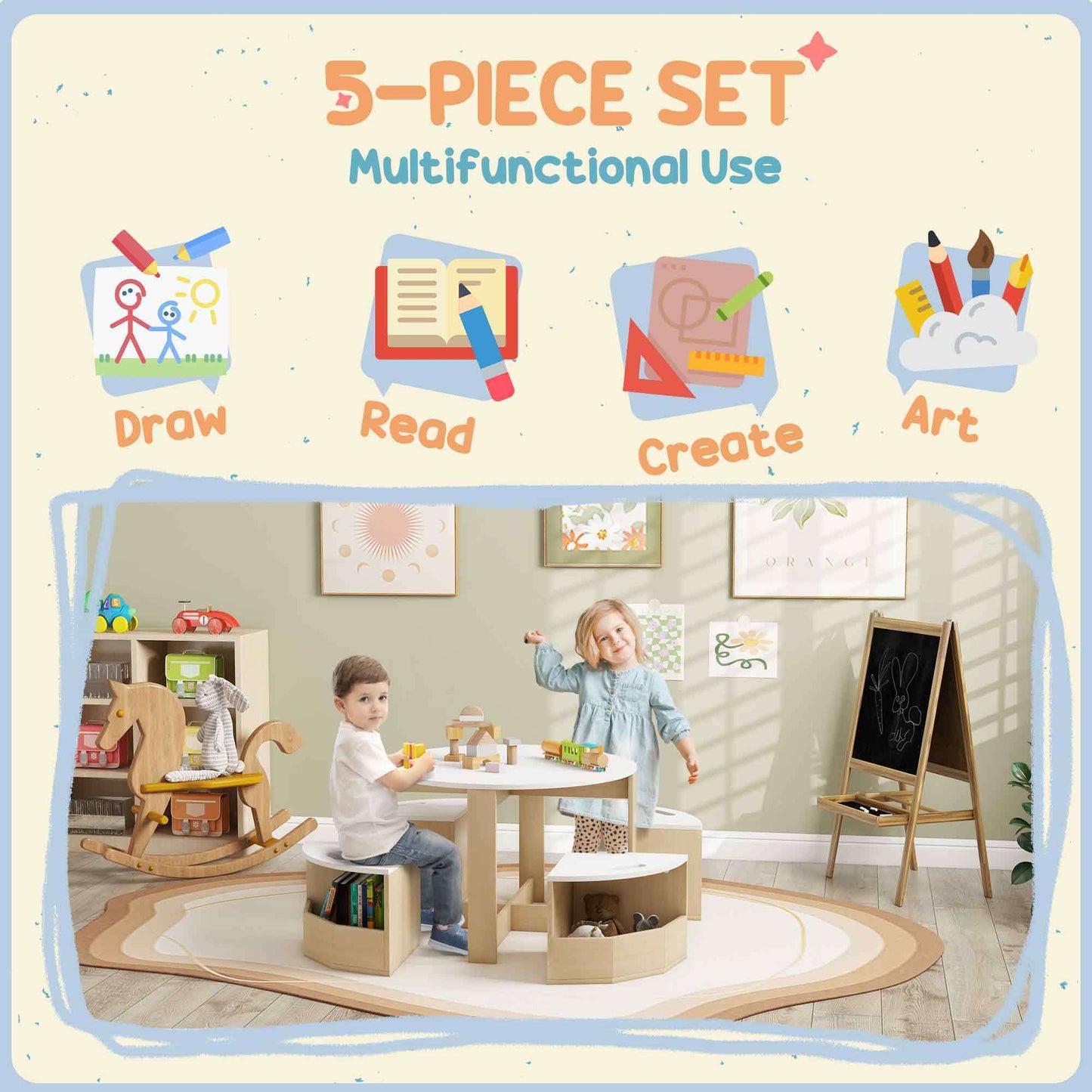 Bartholomew Contemporary Velvet Toddler Play Set