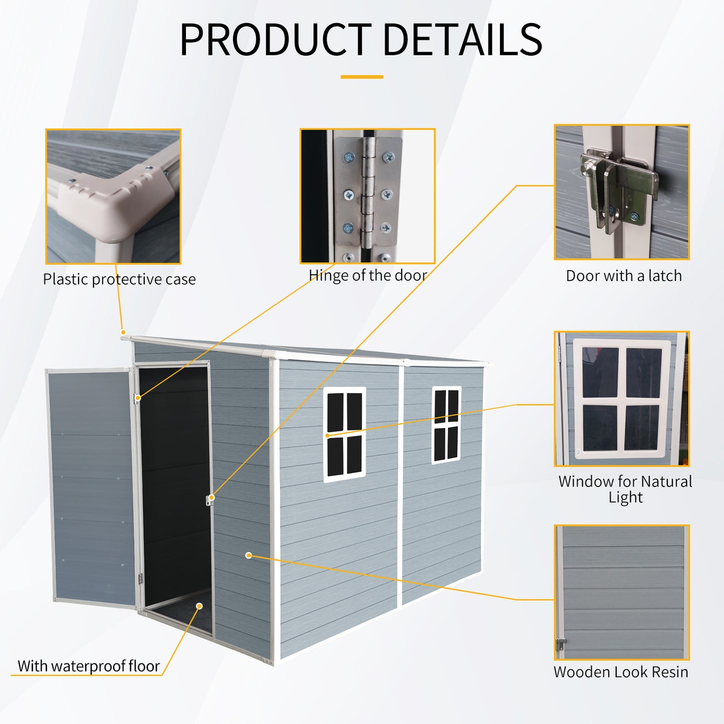 Somerset Modern Outdoor Storage Shed