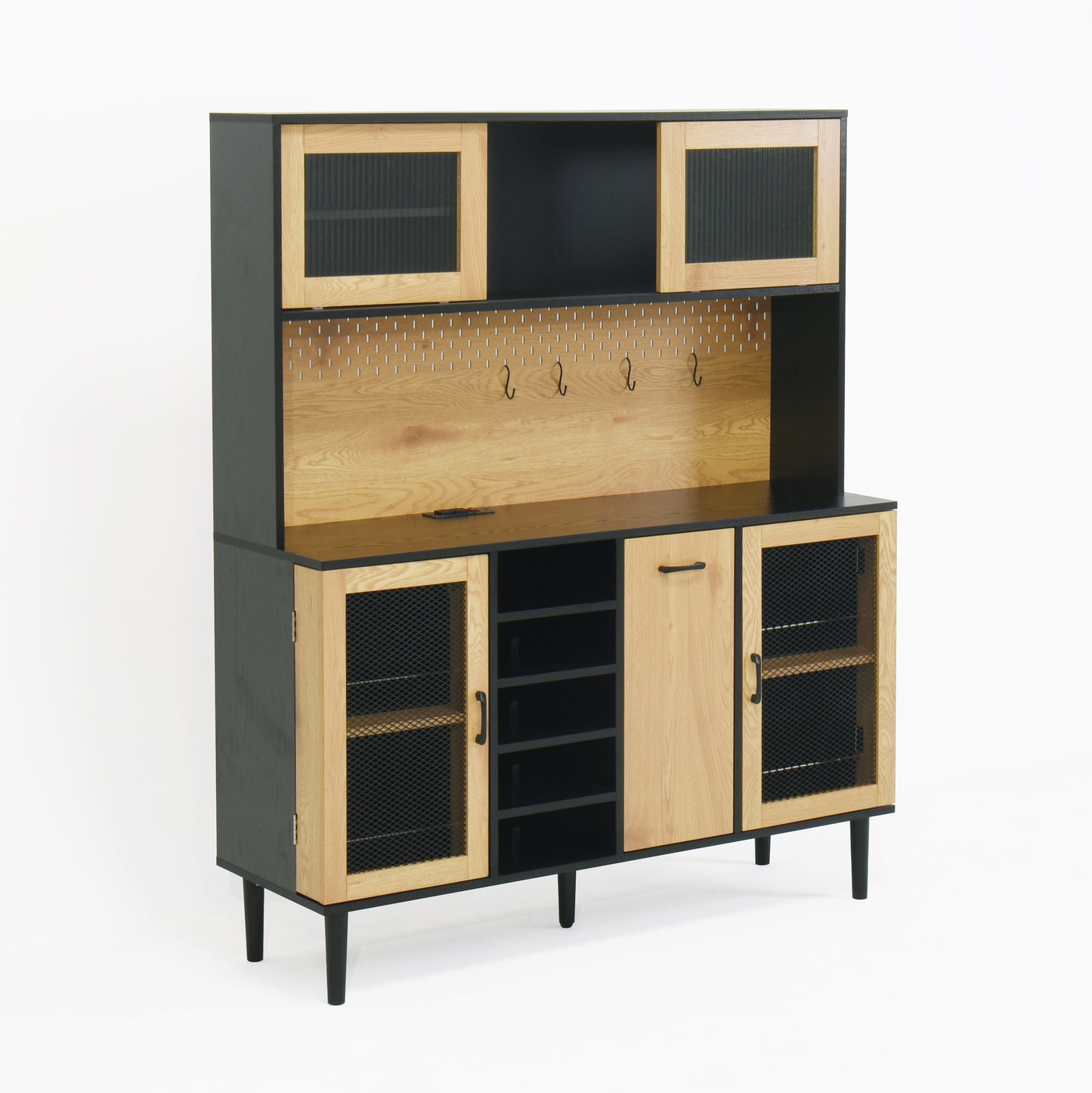 Somerset Modern Velvet Buffet Sideboard Cabinet
