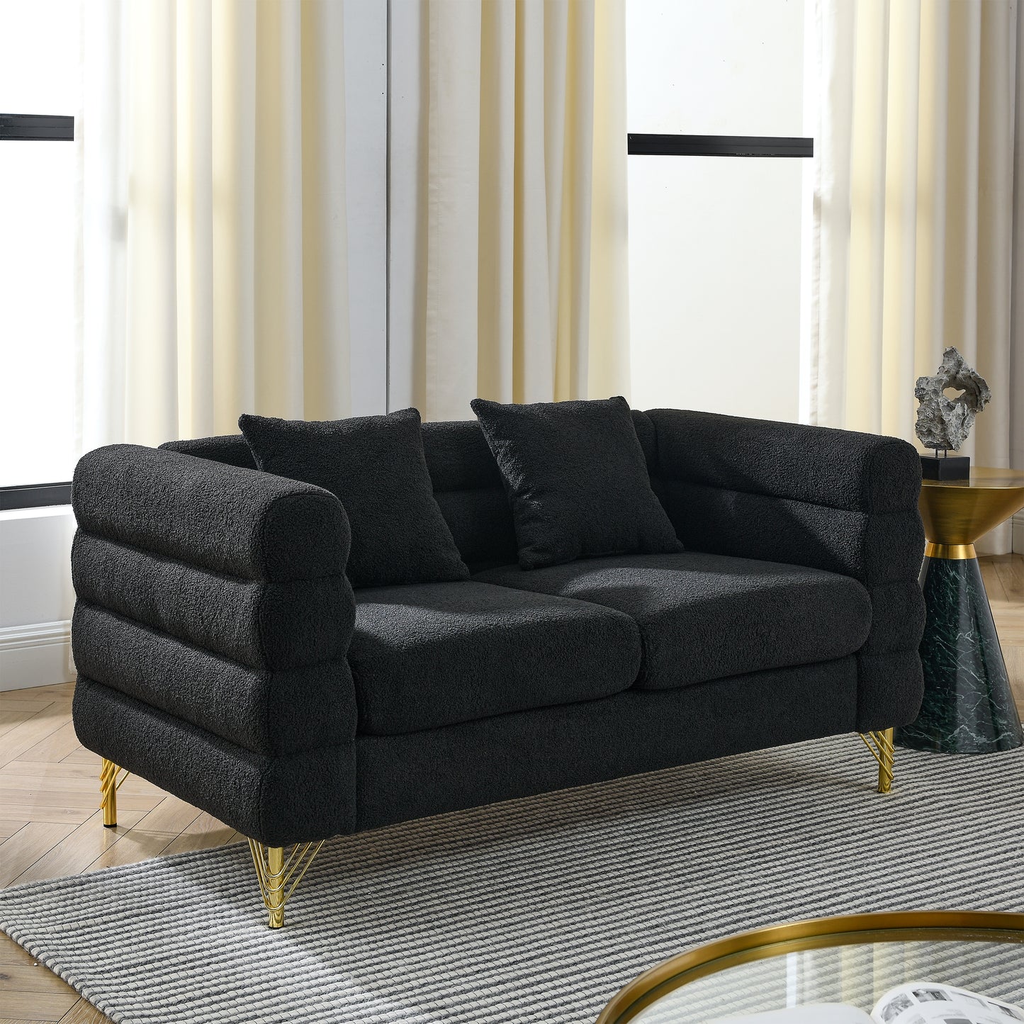 Elmcrest Contemporary Sectional Sofa