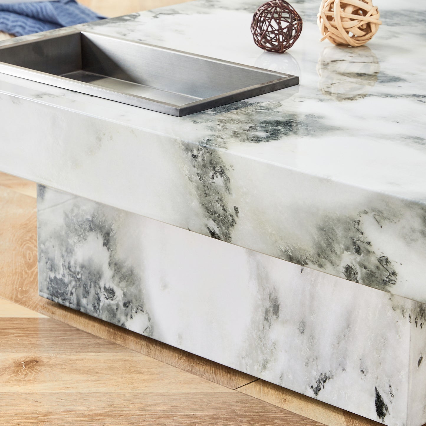 Jiron Modern Fusion Marble Coffee Table