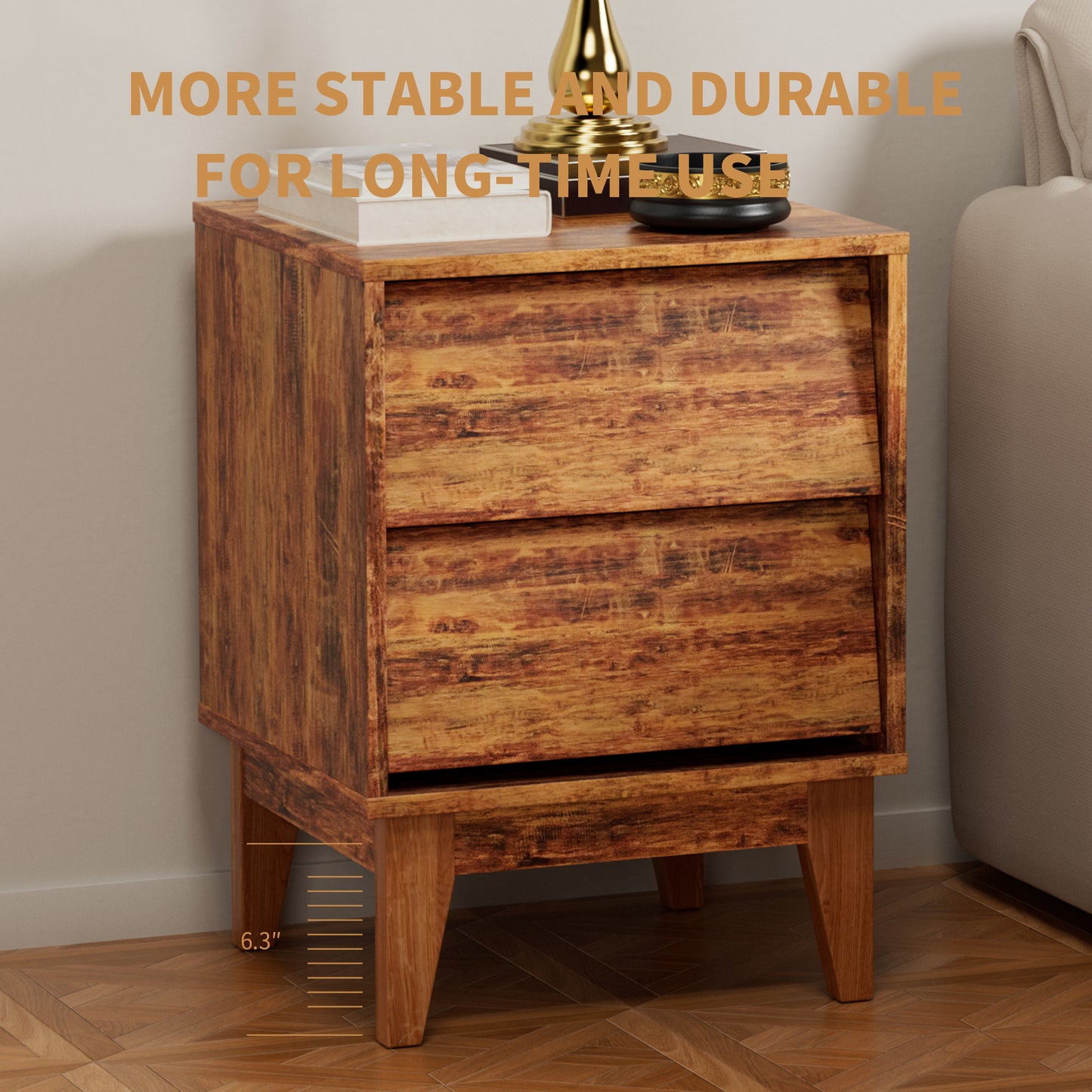 Oakridge Mid-Century Vintage Nightstand