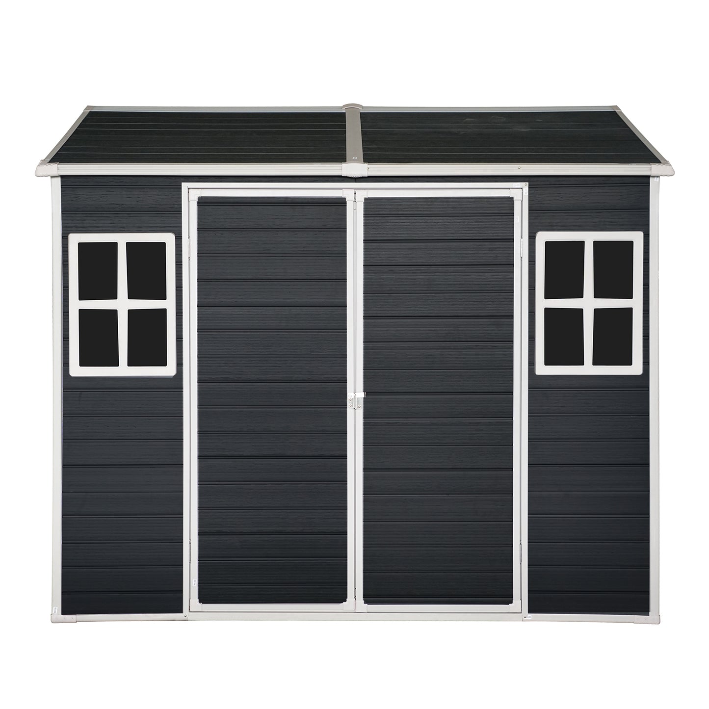 Elmcrest Modern Carbon Garden Shed