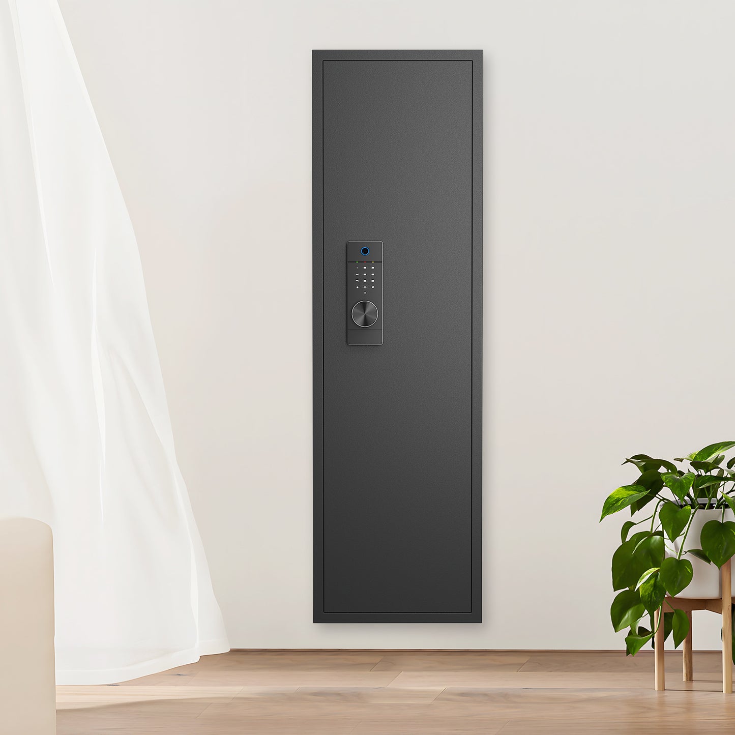 Napa Modern Fingerprint Wall Gun Safe