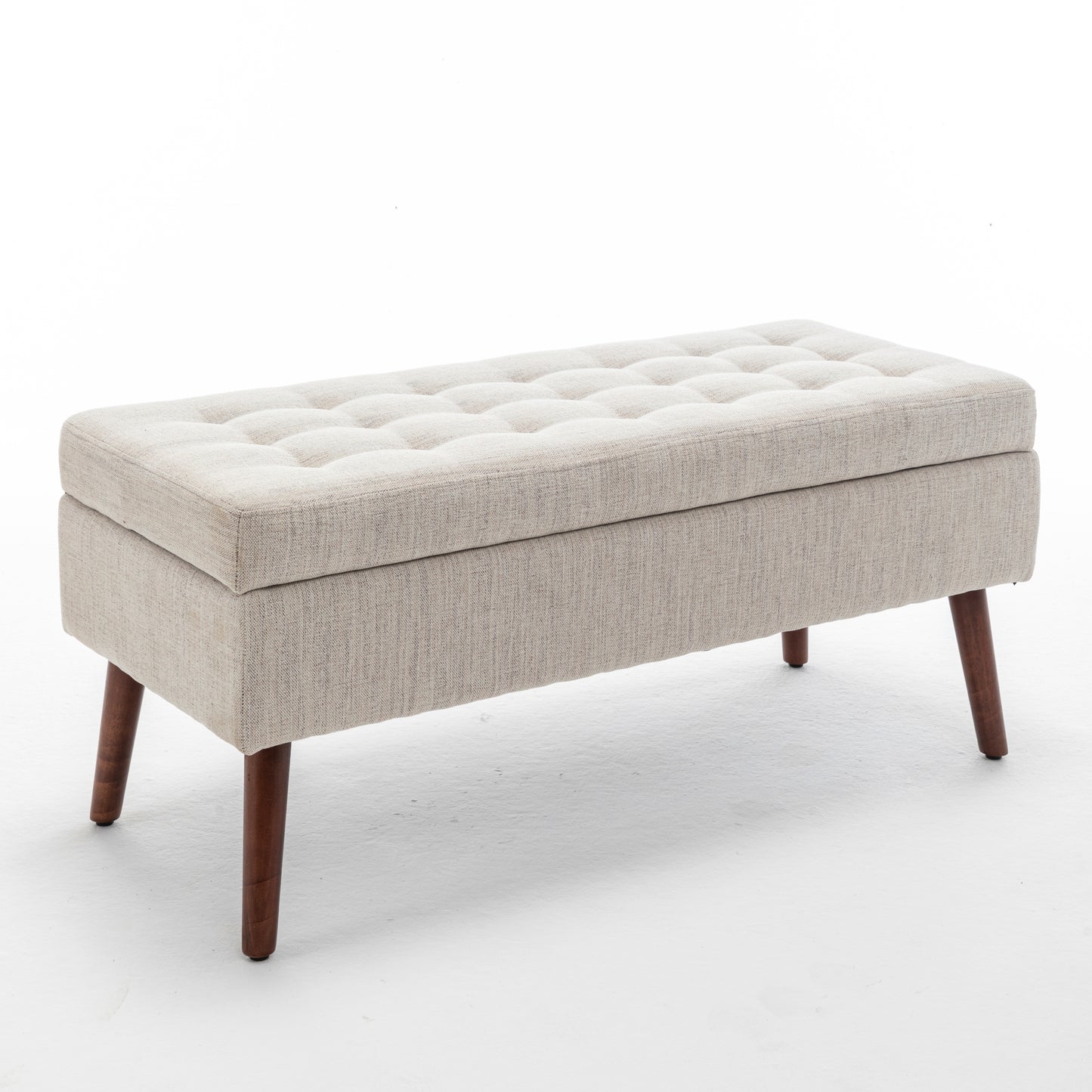 Kingsly Contemporary Upholstered Storage Bench