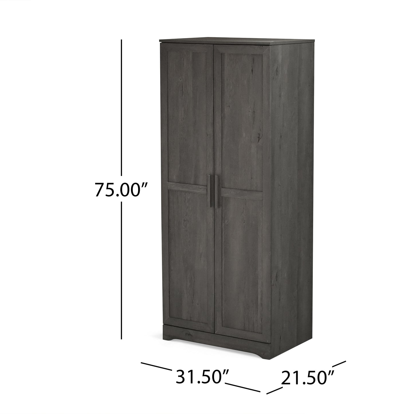 Fitch Contemporary Velvet Door Wardrobe