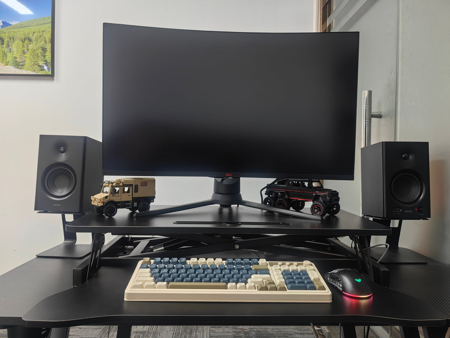 Mission Modern Adjustable Desk Converter