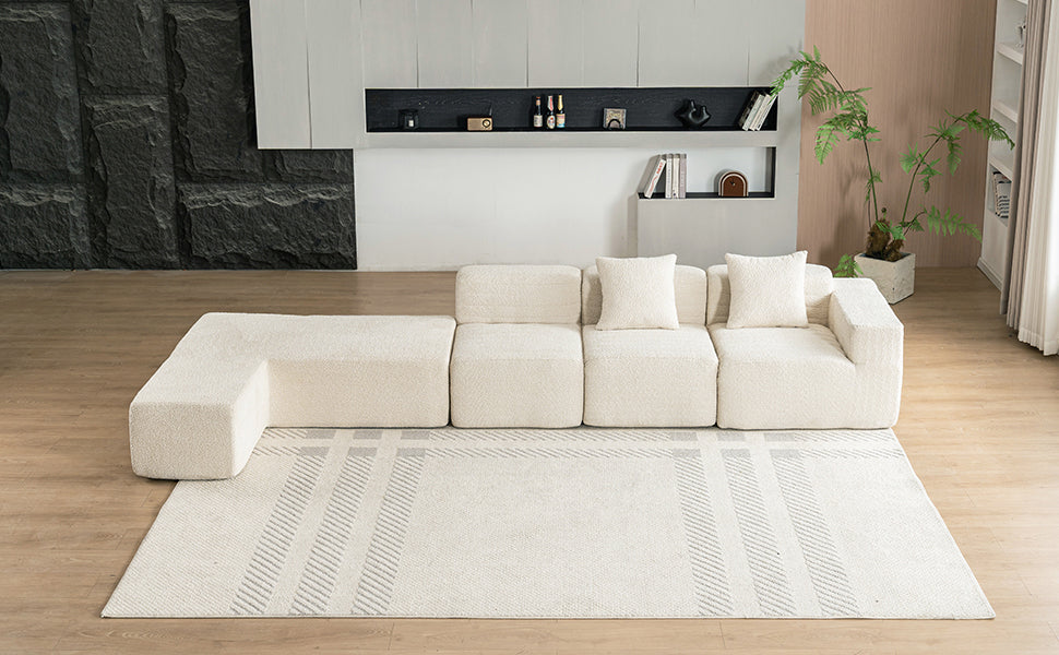 Luz Contemporary Sectional Sofa Set
