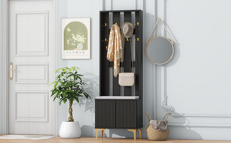 Warmsprings Modern Luxury Storage Coat Racks