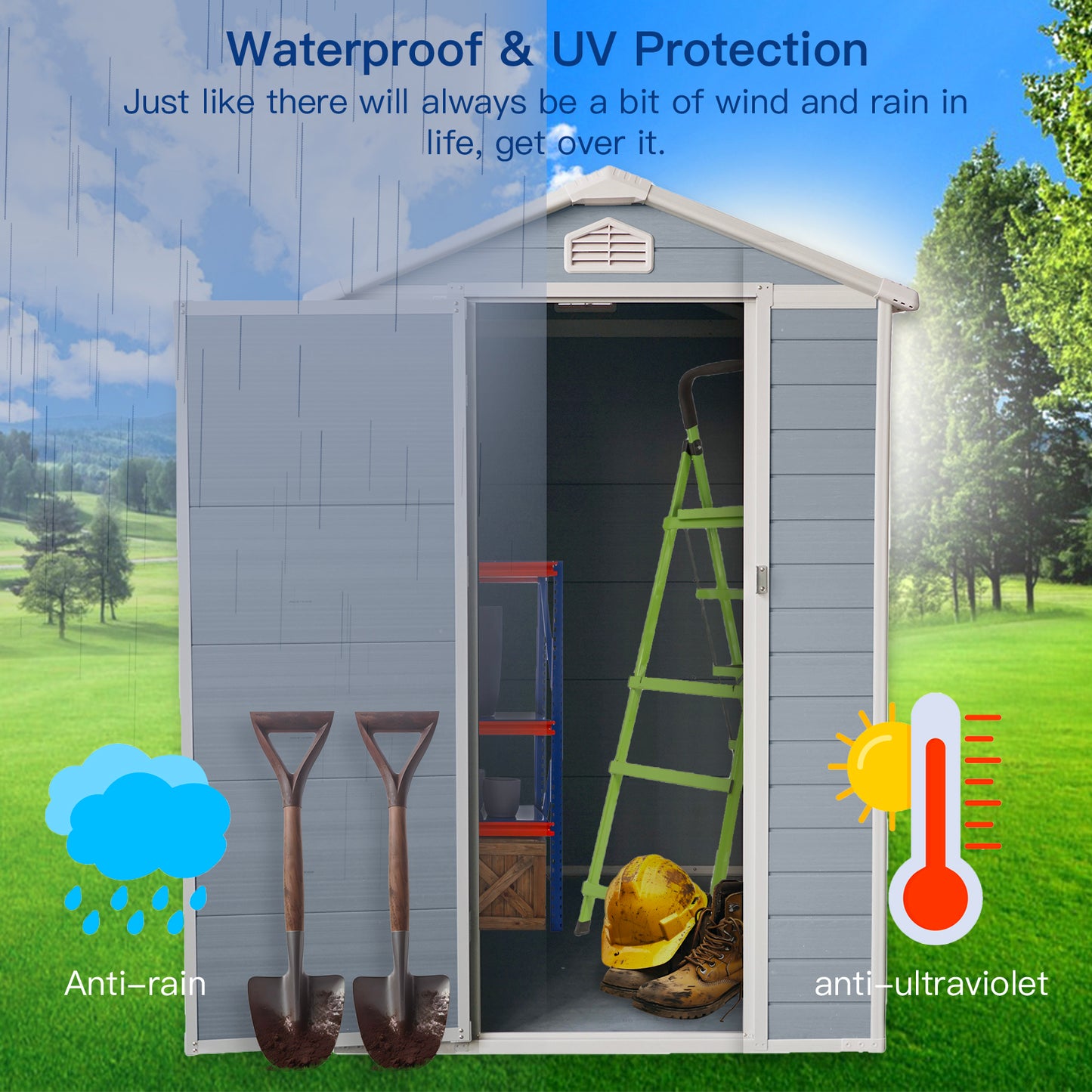 Lazzareschi Modern Outdoor Storage Shed