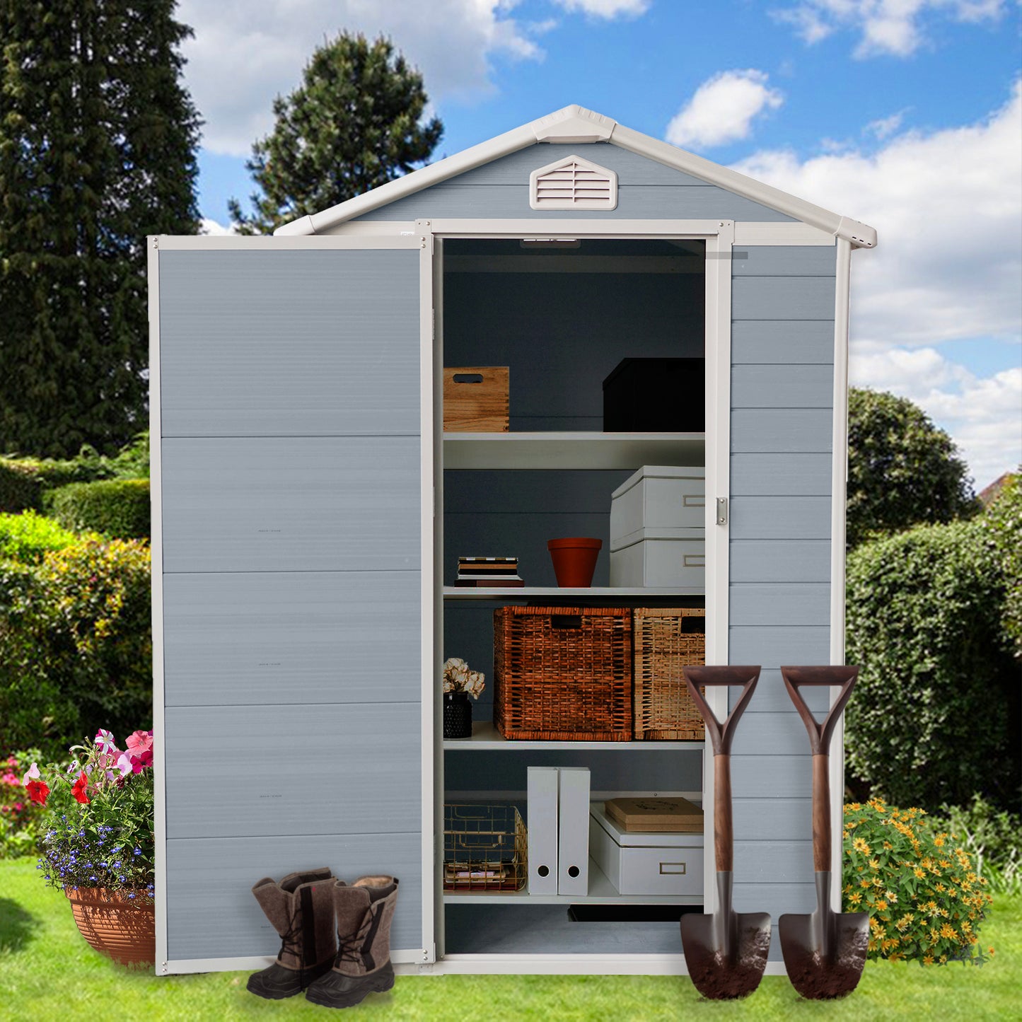 Lazzareschi Modern Outdoor Storage Shed