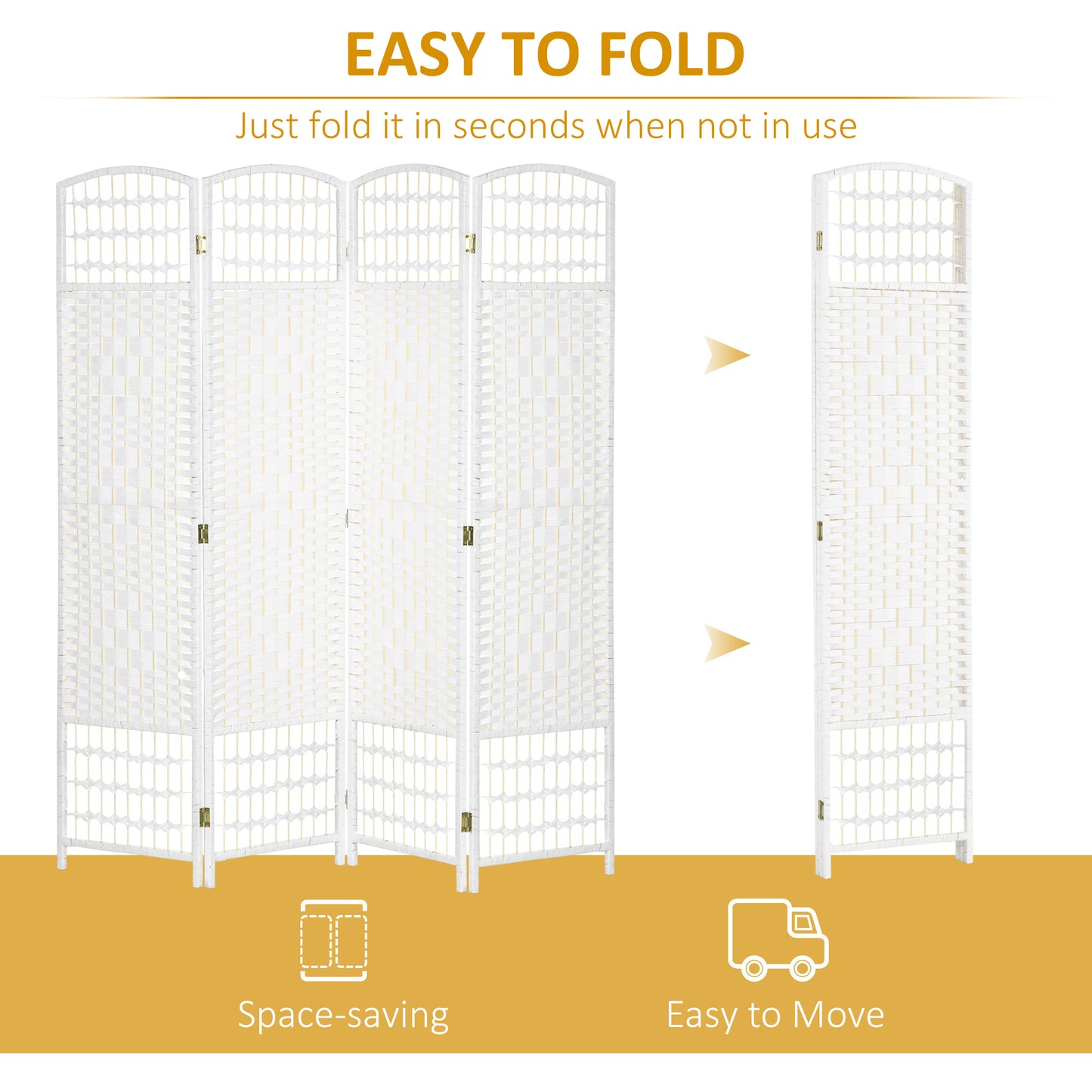 Bartholomew Contemporary Wave Fiber Partition