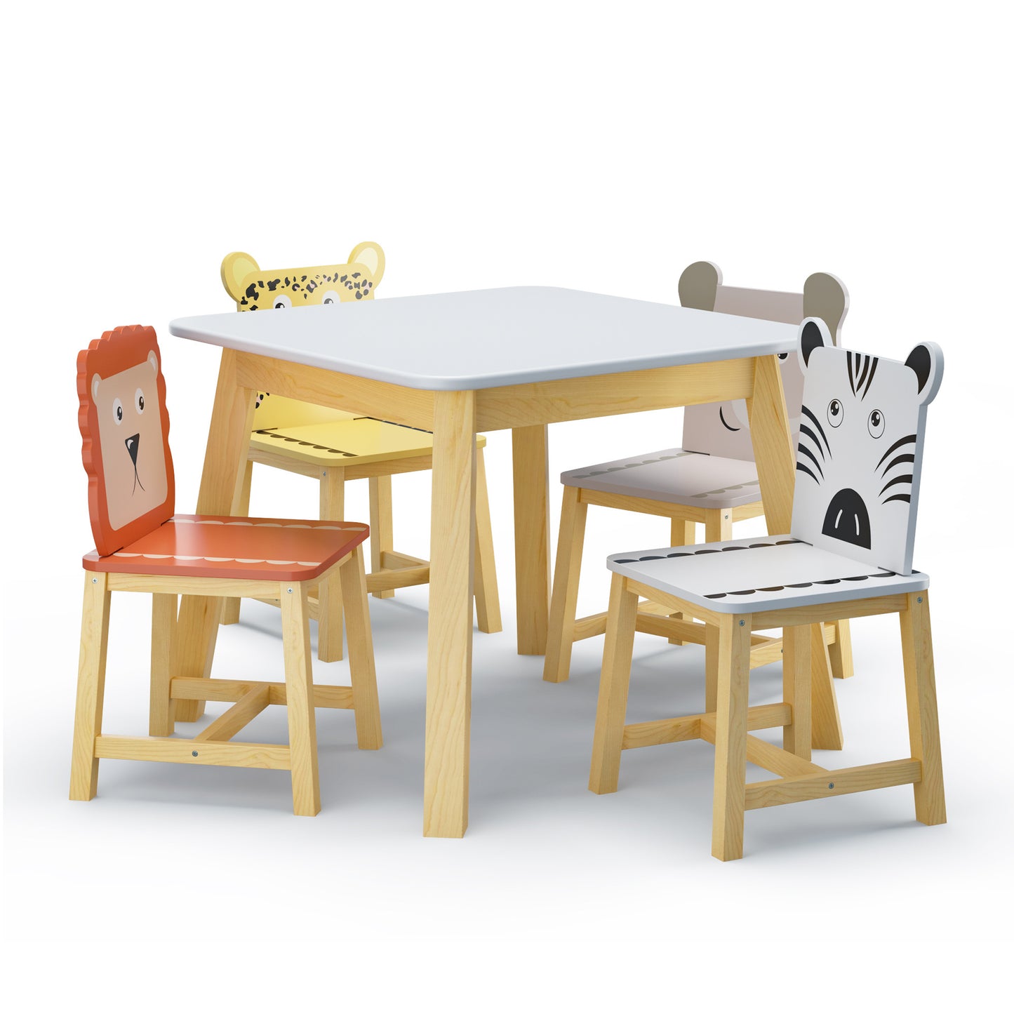 Lula Craftsman Kids Animal Table Set