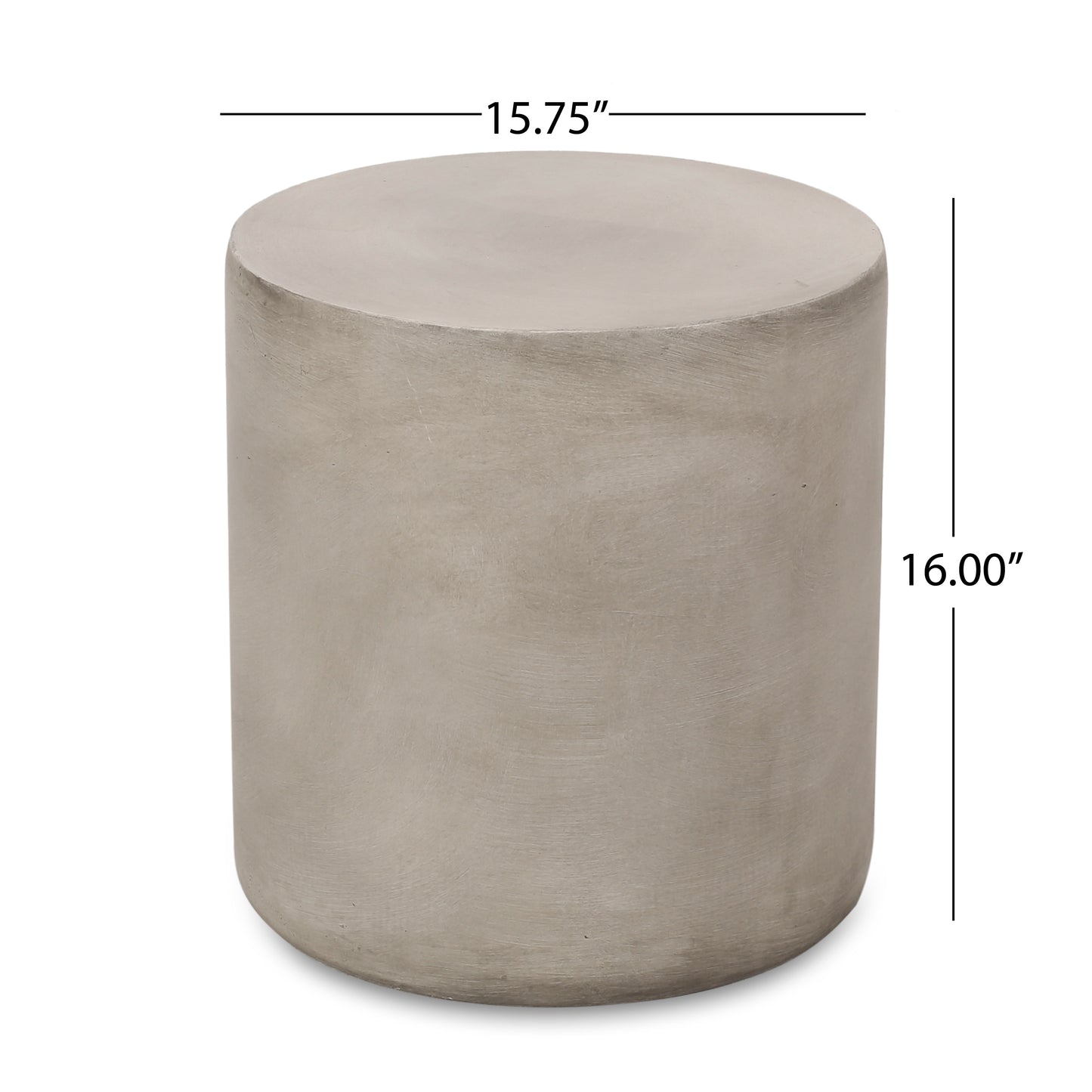 Lazzareschi Modern Concrete Side Table