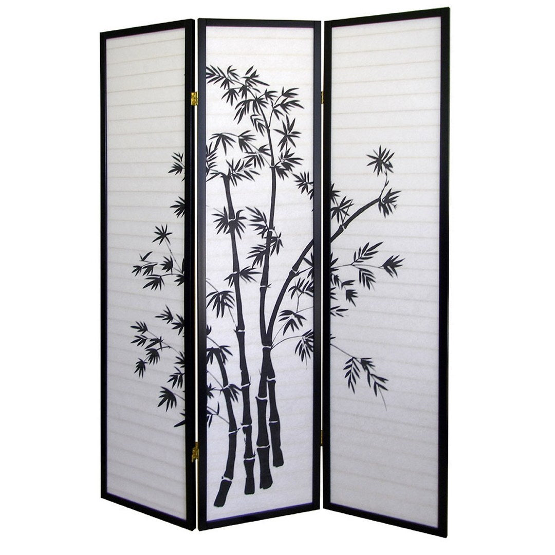 Kingsly Contemporary Bamboo Room Divider Screen