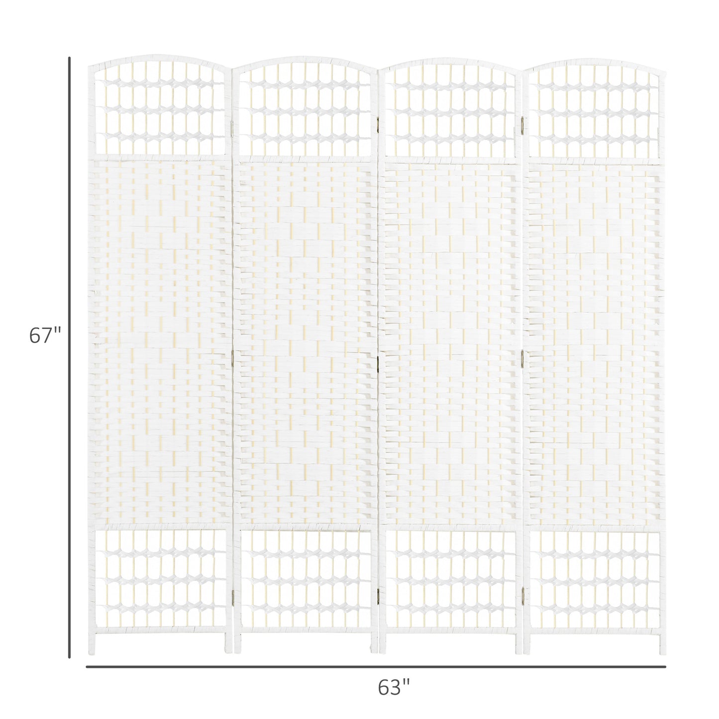 Bartholomew Contemporary Wave Fiber Partition