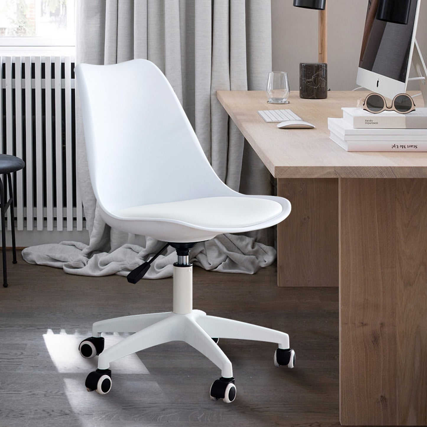 Amity Modern Plastic Swivel Chair