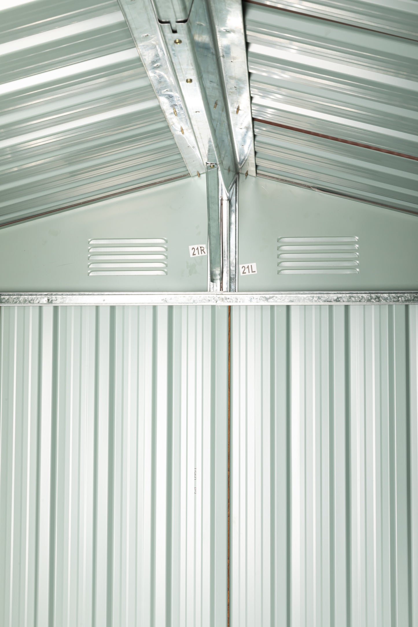 Calista Industrial Outdoor Metal Storage Shed