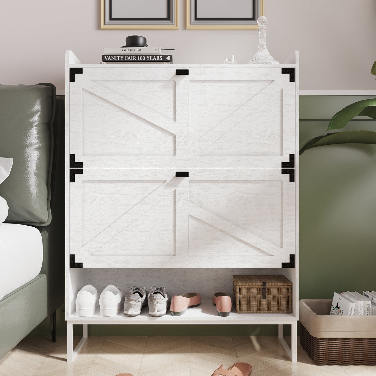 Sonoma Contemporary Shoe Storage Cabinet