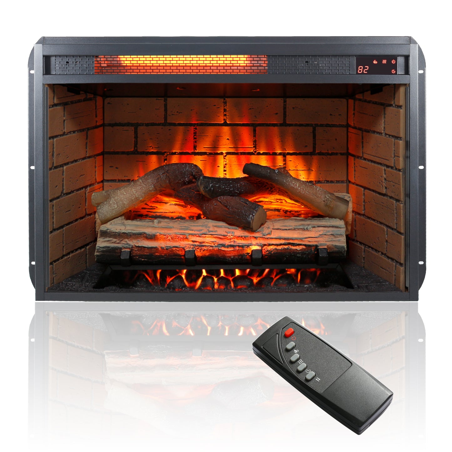 Fitch Modern Electric Fireplace Entertainment Center