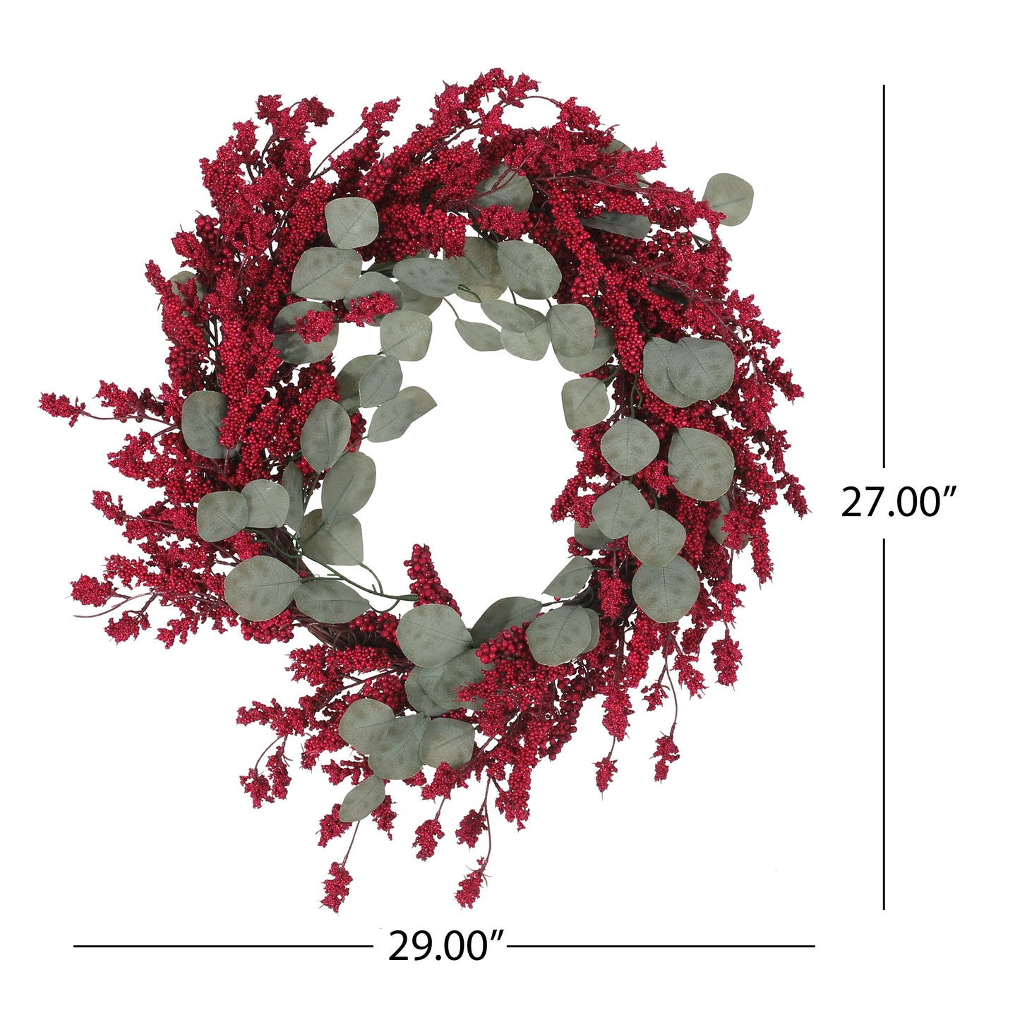 Kingsly Contemporary Berry Wreath Arrangement