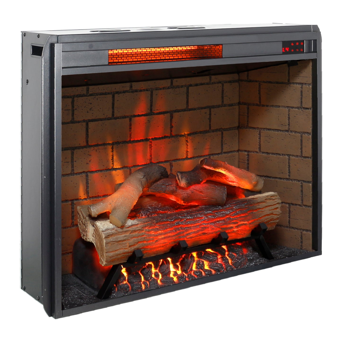 Bartholomew Modern Infrared Smokeless Electric Fireplace