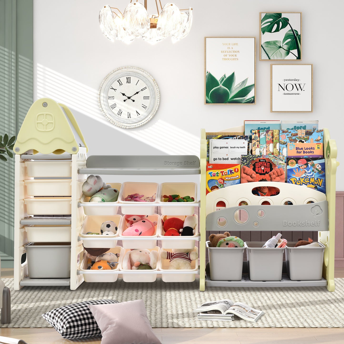 Justo Modern Kids Storage Shelf