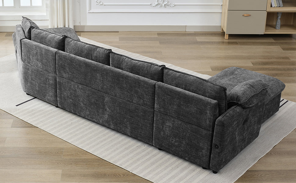 Sonoma Modern Pull-out Couch Sectional