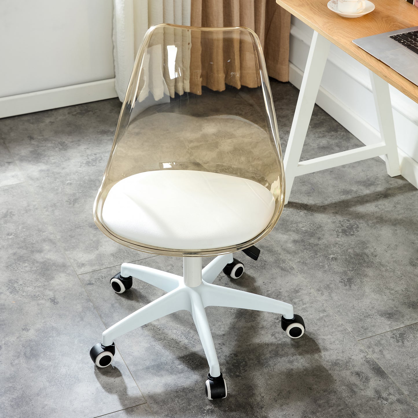 Luz Modern Amber Swivel Chair