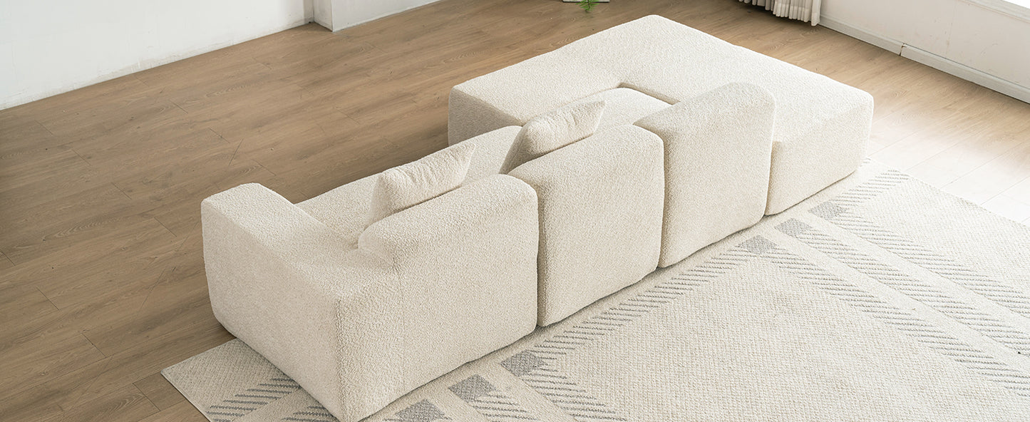 Luz Contemporary Sectional Sofa Set