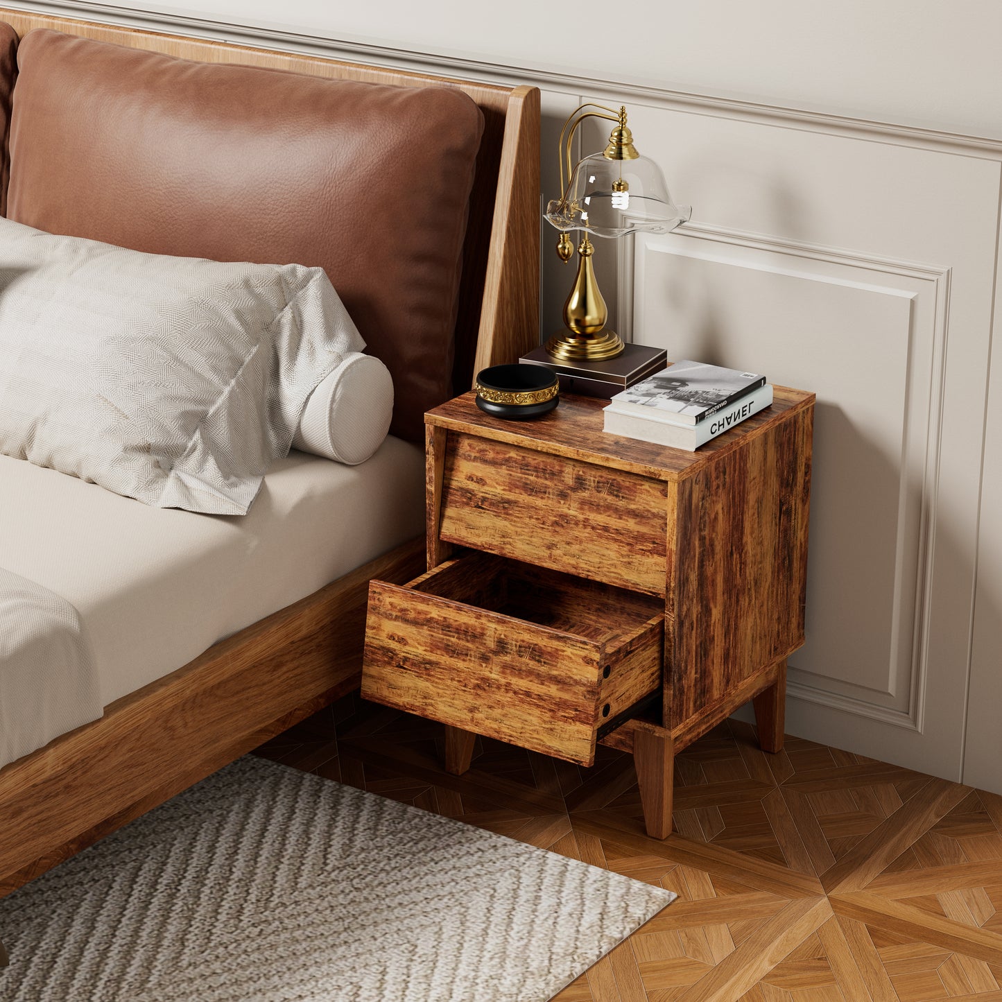 Oakridge Mid-Century Vintage Nightstand
