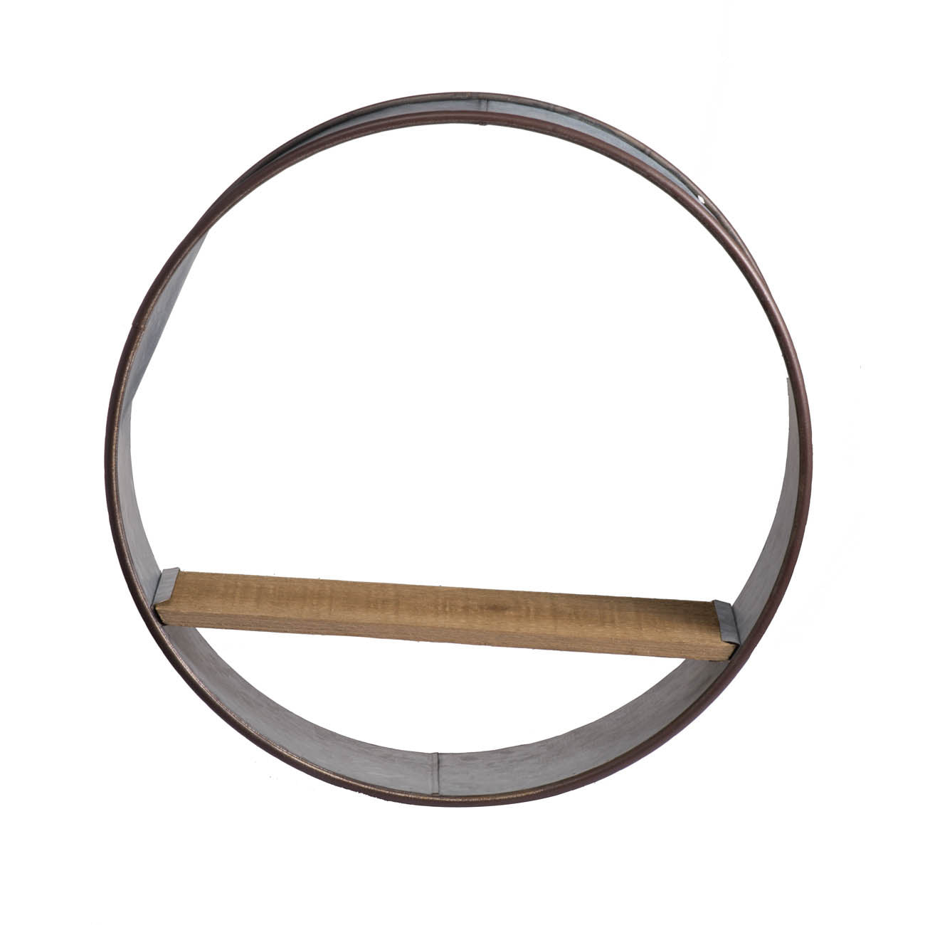 Jiron Industrial Round Metal Planter