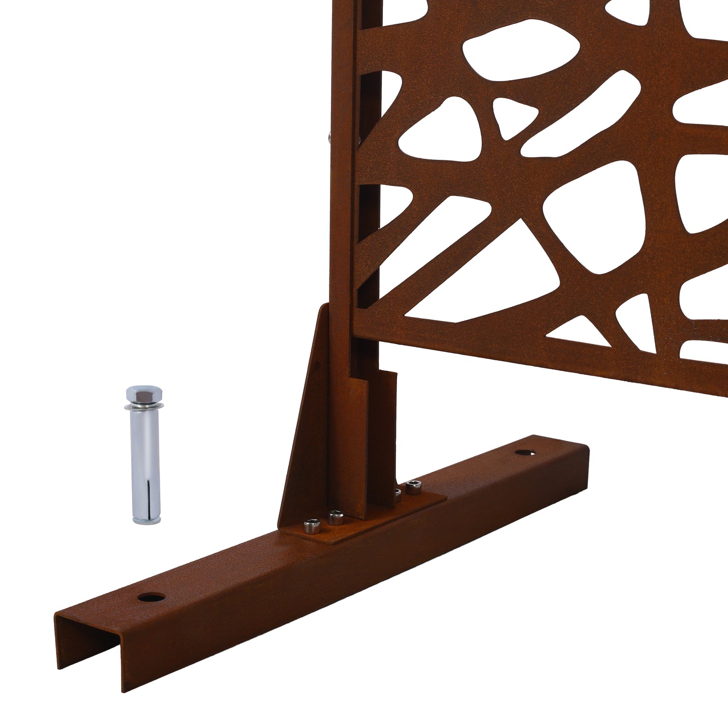 Bartholomew Industrial Metal Privacy Screen