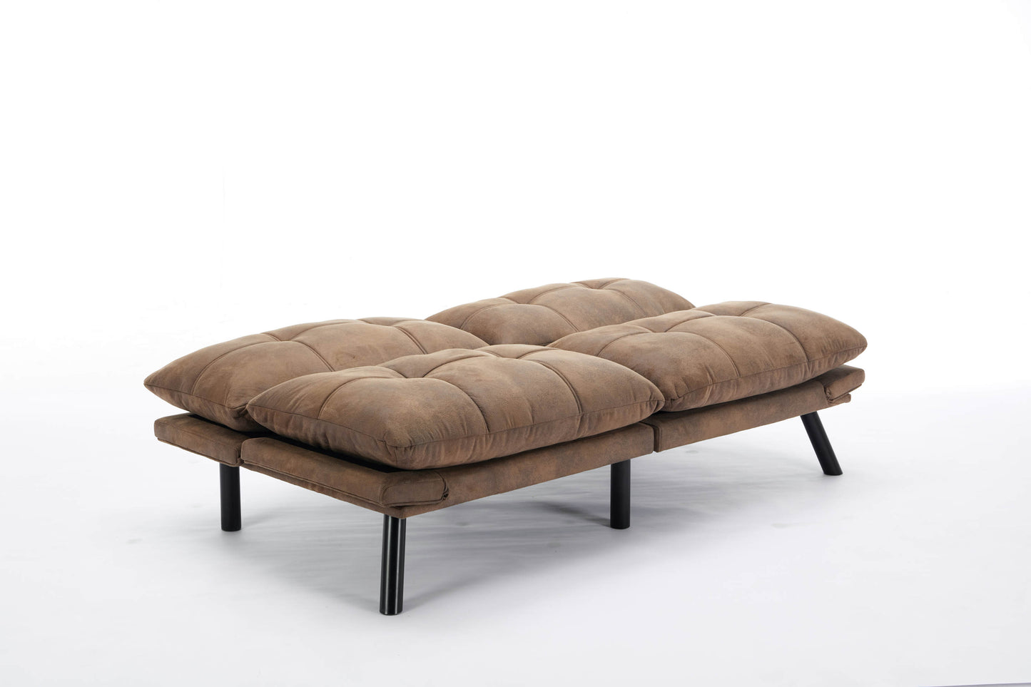 Kingsly Modern Leather Convertible Sofa Bed
