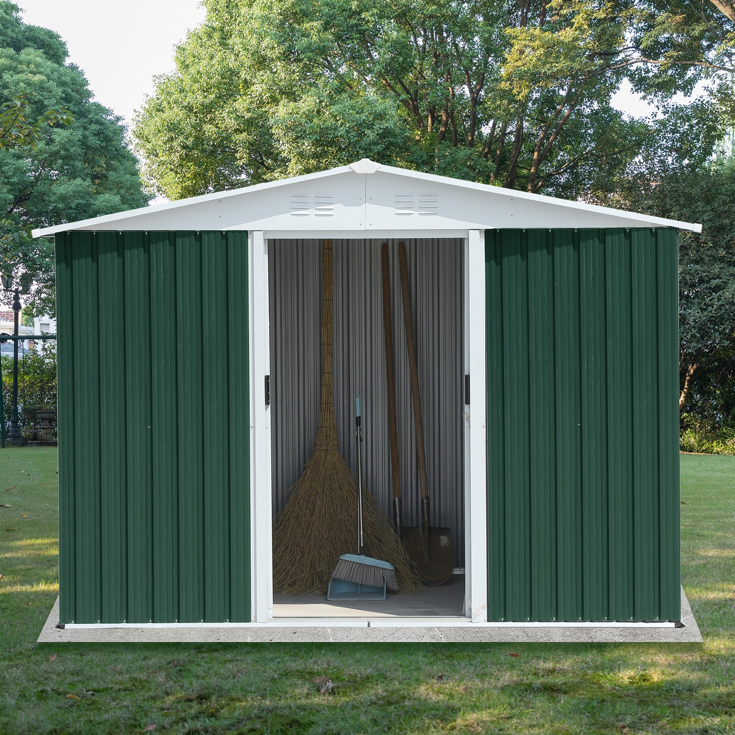 Kingsly Industrial Outdoor Storage Garden Shed