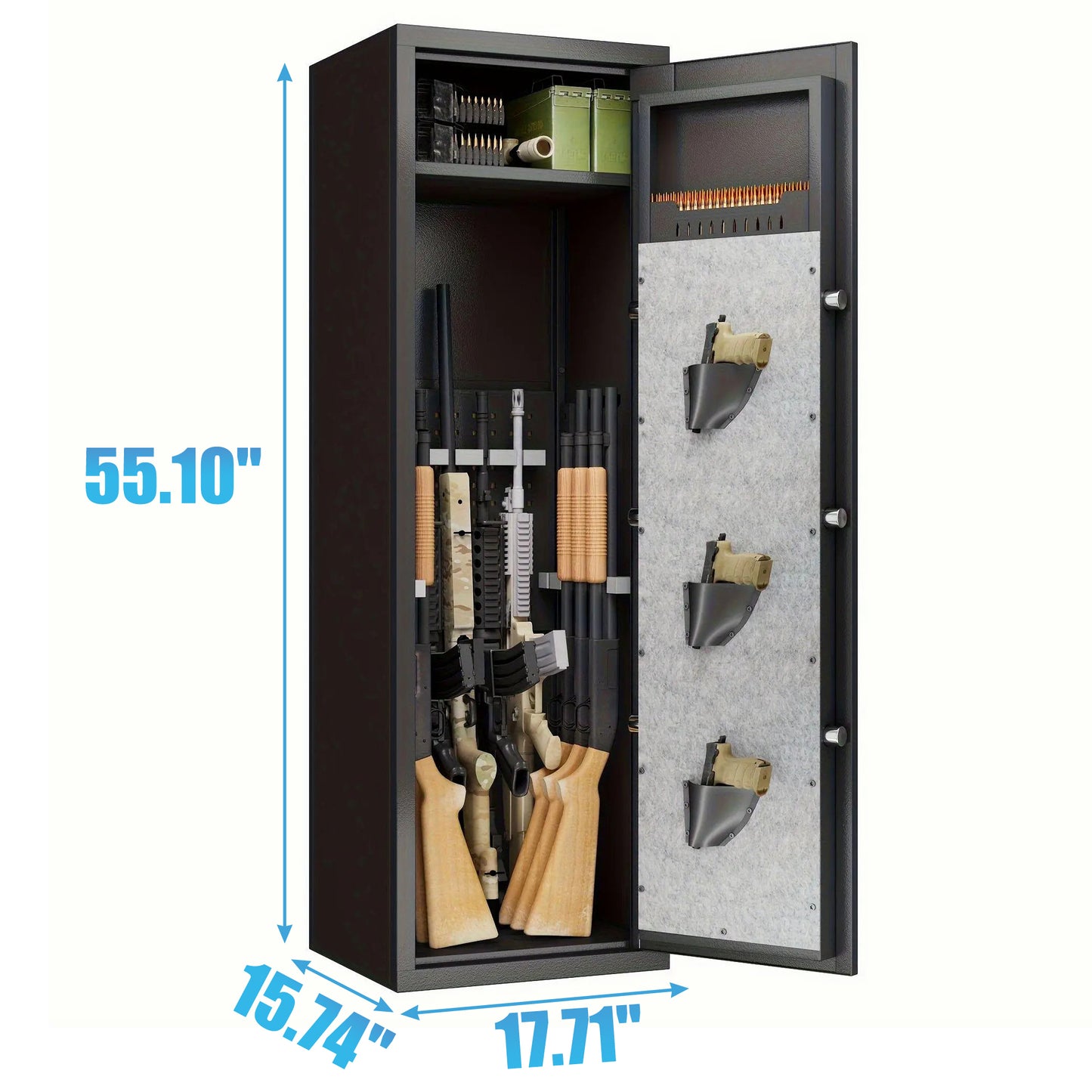 Kingsly Industrial Biometric Gun Safe Cabinet