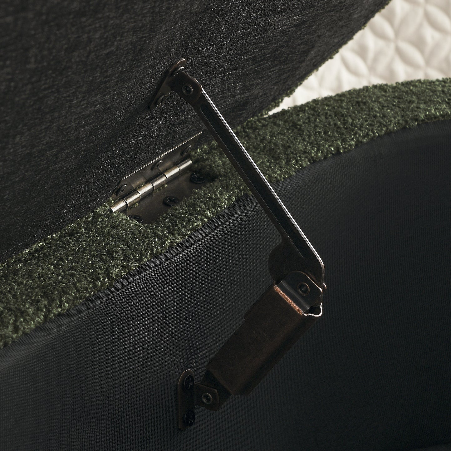 Westport Modern Velvet Storage Ottoman