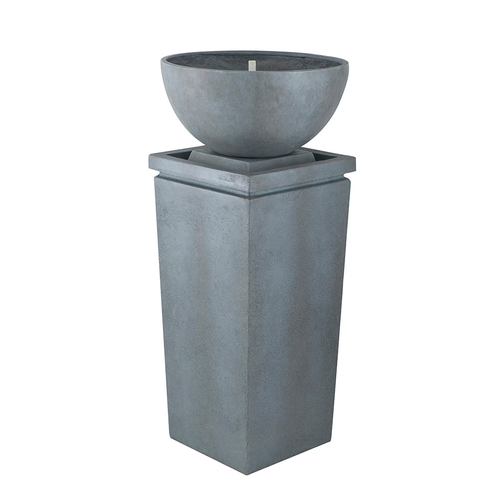 Niles Contemporary Relaxing Outdoor Water Fountain