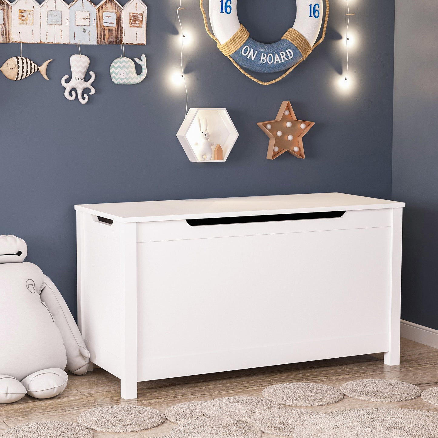 Sonoma Craftsman Wooden Toy Box Storage