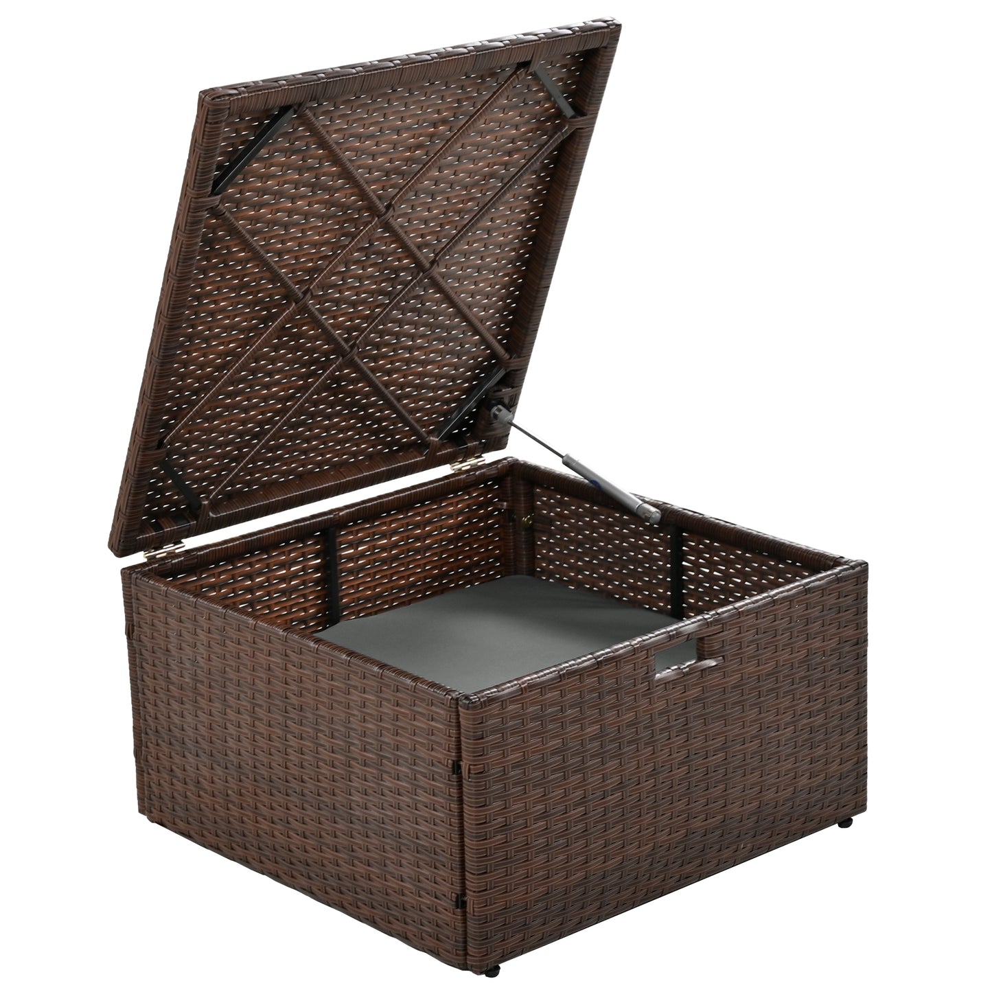 Amity Modern Loveseat Foldable Awning Daybed