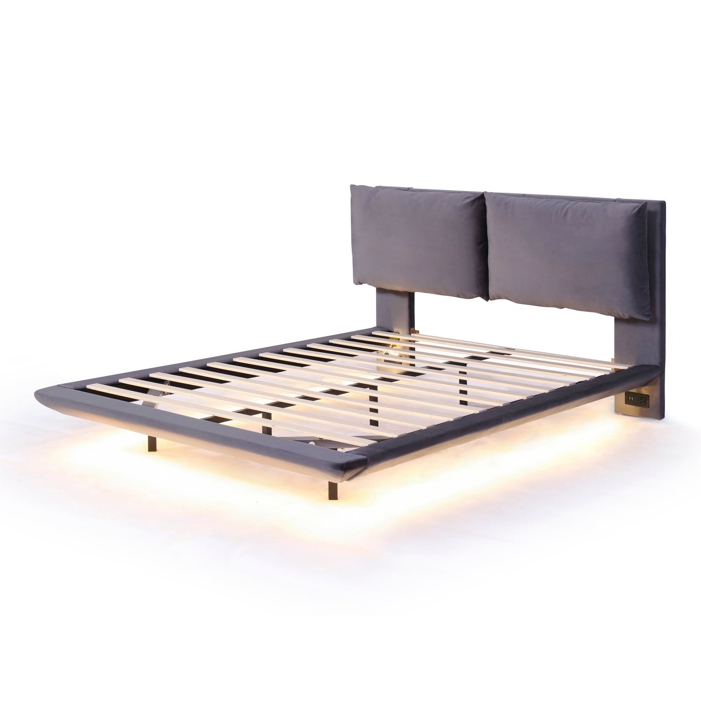 Lula Modern Upholstered Platform Bed