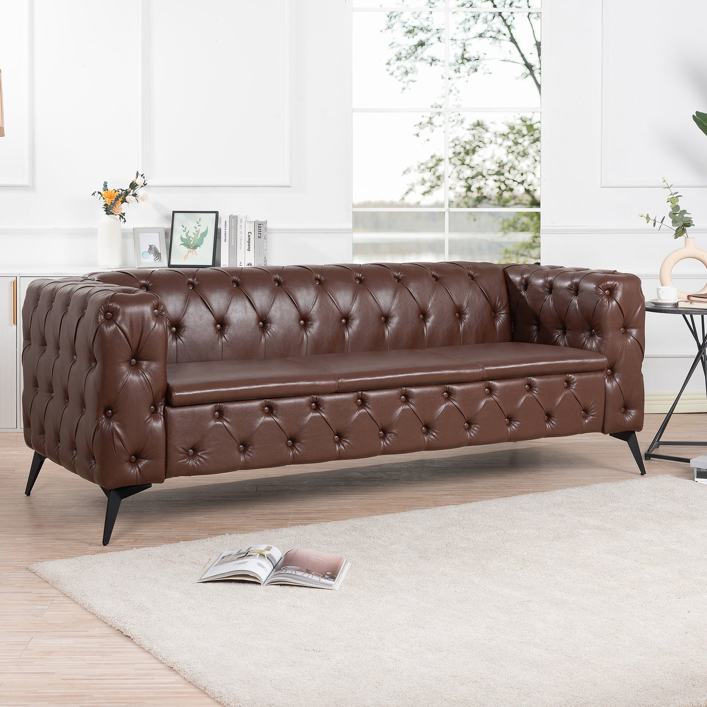 Amity Traditional Square Arm Sofa